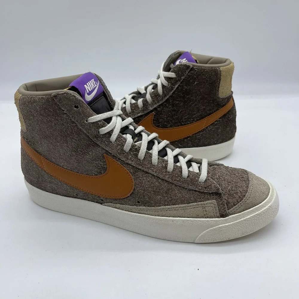 Nike Blazer Mid '77 Premium Men's Size 9.5 Shoes DM7581-200 Dark Chocolate
